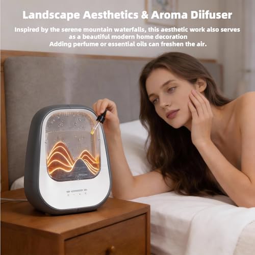 8-in-1 White Noise Sound Machine with Rain Drop Real Sound, Crey - Image 5