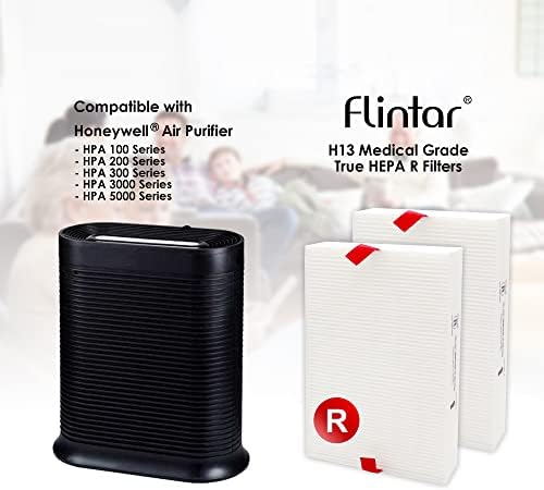 Replacement Filter R, Compatible with Honeywell Air Purifier HPA300, HPA200, HPA 100 and HPA 5000 Series, HRF-R2, 2-Pack - Image 2