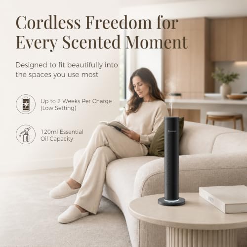Waterless Essential Oil Diffuser with 5 Oils Starter Kit - Image 6