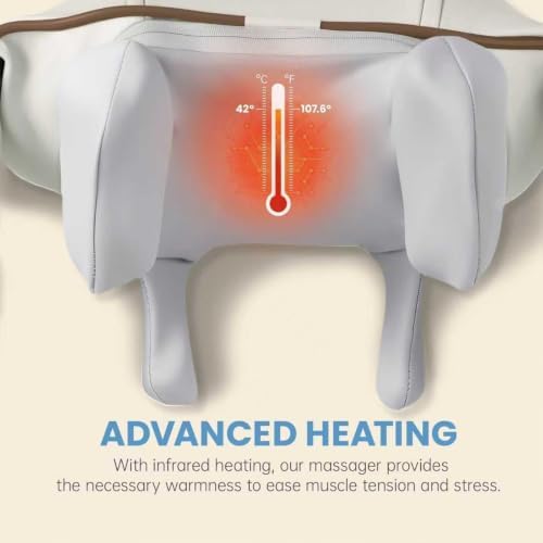Wireless Neck and Shoulder Massager with Heat-6D Shiatsu Deep Tissue - Image 4