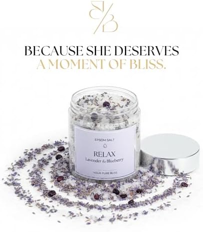 Epsom Salt Bath Gift Set – 6 Aromatherapy Blends with Essential Oils – Bath & Body Gift Set for Women, Stress Relief, Self Care, Birthday Gifts – Jane & Bloom - Image 6