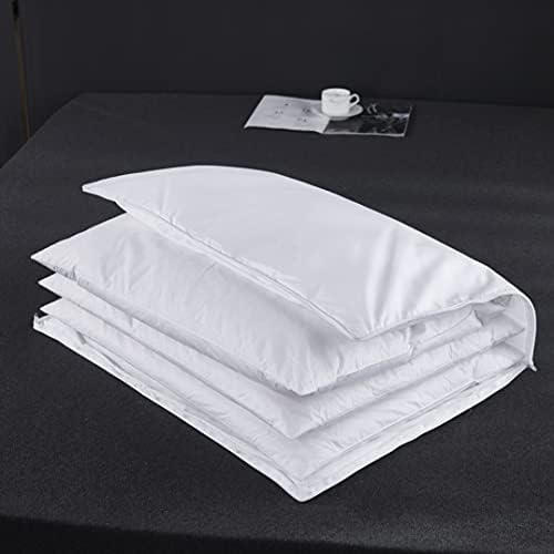 Three Geese Adjustable Layer Goose Feather Pillow,Assemblable Bed Pillow,100% Soft Cotton Cover,Good for Side and Back Stomach Sleeper,King Size,Packaging Include 1 Pillow. - Image 2