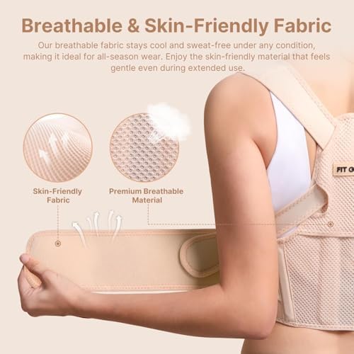 Fit Geno Posture Corrector for Women Lite, Upper Back Brace for Slouching - Image 6