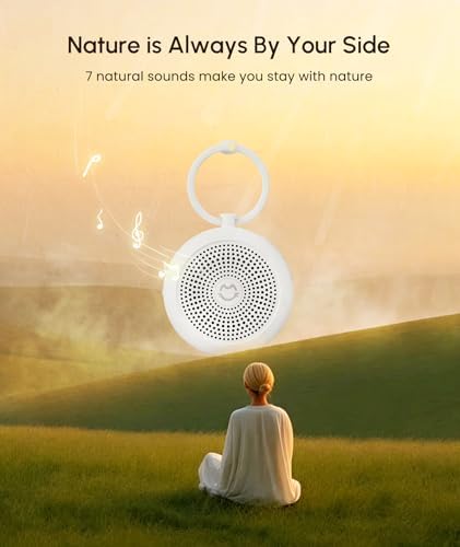 Sleep Sound Machine, Portable White Noise Machine with 29 Sounds, Lullaby, Adjustable 32 Volumes, Sleep Timer for Sleeping - Image 4