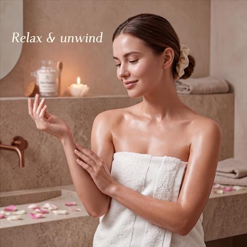 Rose Spa Gift Set for Women – 10pc Self Care Gift Basket with Rose Candle, Body Scrub, Shower Steamers, Lip Balm & Gift Card – Relaxing Birthday Gifts for Mom, Wife, Girlfriend – Elegant Spa Gift Box - Image 5