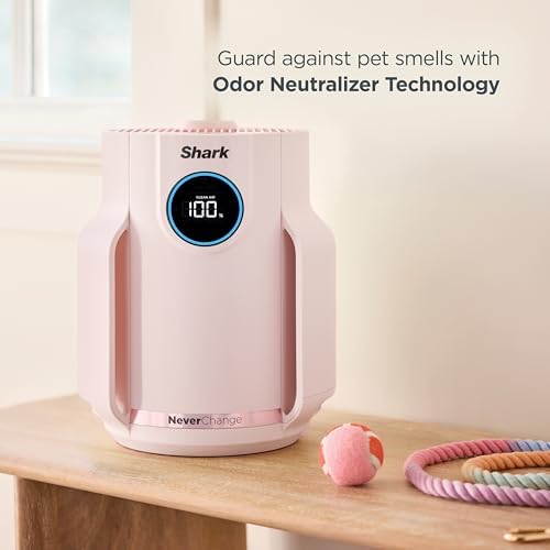 Shark NeverChange Compact Pro Air Purifier, HP072PK, Quartz - Image 5