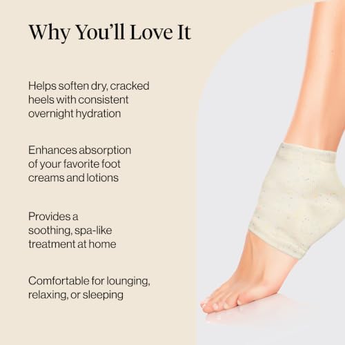 Kitsch Moisturizing Heel Socks for Cracked Heel Treatment - 1 Pair - Image 5