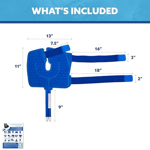 Polar Active Ice® 3 in 1 Knee, Ankle, & Elbow Therapy pad 12.5” x 10.5” with Attached Belts. Use only with The Polar Active Ice #AIS Therapy System. - Image 2