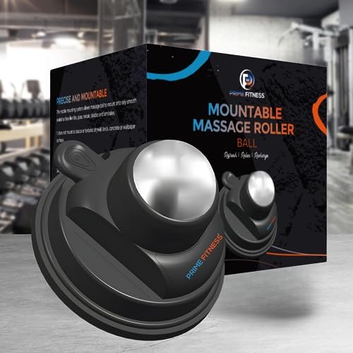 PRIME Fitness wall Mounted Massage Ball | Cold Therapy | wall Mounted Back Massager | cryo Stick | Relieve Muscle Pain (360 Wall Massager) - Image 7