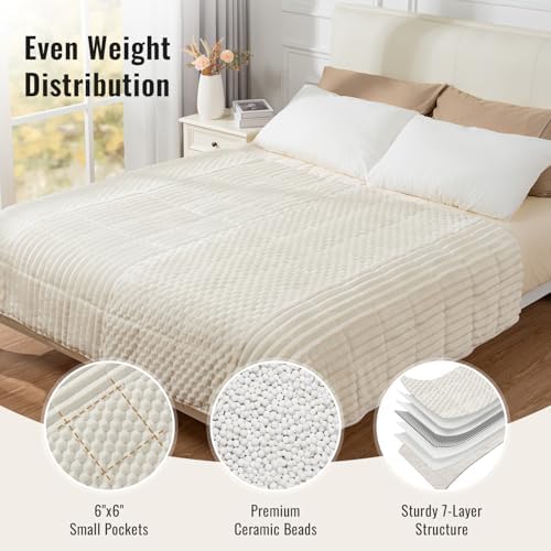 Uttermara Weighted Blankets for Adults, Twin Size 10lbs 48x72 Inches - Image 5