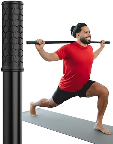 5ft Yoga Stick, Bamboo Stretching Stick for Mobility, Flexibility & Balance by MobilityMentor