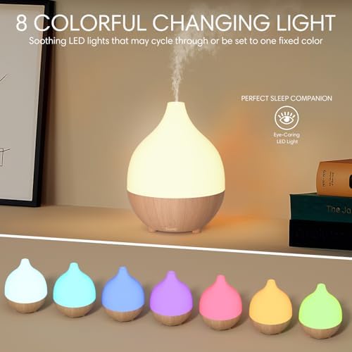 SALKING Essential Oil Diffuser 2 Pack, 100ml Aromatherapy Diffuser for Home - Image 2