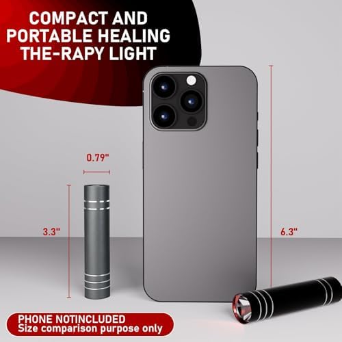 Red Light Therapy Device for Joint&Muscle, Portable Red Light & Near-Infrared Wand, 660nm 850nm LED Light Therapy Torch for Body/Face/Neck/Back/Knee - Image 6