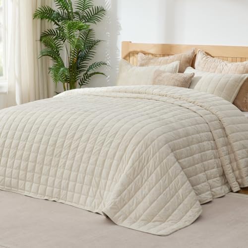 BEDELITE Velvet Quilt Set Cal King, Luxury Velvet Comforter Bedding - Image 2