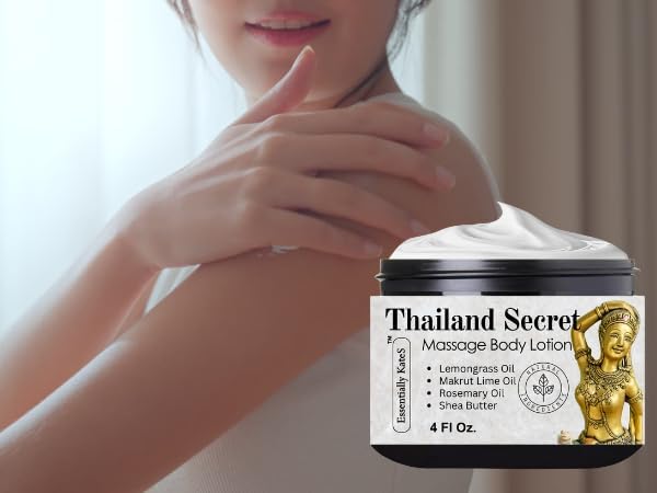 Essentially KateS Thailand Secret Specialty Body Lotion 4 Fl Oz - (Parent) - Infused with Makrut Lime Leaf, Lemongrass Oil, Rosemary Oil and Shea Butter - Calming, Soothing, Relaxing, and Hydrating - Image 6
