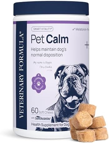 Veterinary Formula Smart Vitality Pet Calm Soft Chews for Dogs, 60 Count by VeterinaryFormula