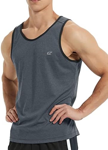 EZRUN Men's Quick Dry Workout Tank Top UPF 50+ Sweat-Wicking Gym Shirt - Image 2