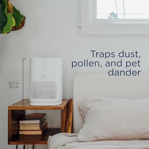 Medify MA-14 Air Purifier with HEPA Filter | 470 ft² per Hour for Smoke, Odors, Pollen, Pets | Removal to 0.3 Microns | White, 1-Pack - Image 3