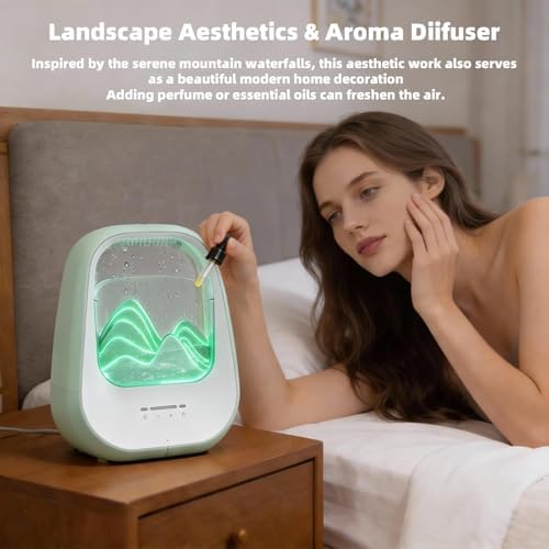 8-in-1 White Noise Sound Machine with Rain Drop Real Sound, Green - Image 5