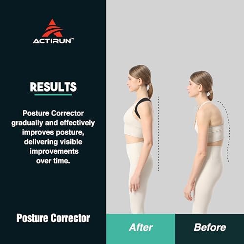 Shoulder Posture Corrector & Shoulder Straps for Posture - Adjustable Back Brace for Men and Women - Upper Back Straightener for Hunchback Pain Relief - Breathable - Image 2