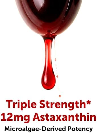 Micro Ingredients Astaxanthin 12mg with MCT Oil, 90 Softgels | Premium Astaxanthin Antioxidant Supplements* | Fresh Microalgae Source | Triple Strength, Non-GMO, Gluten Free, No Soy - Image 4
