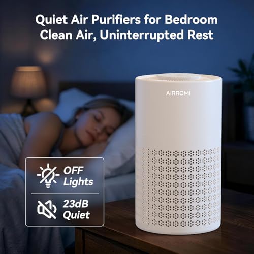 AIRROMI Air Purifier for Bedroom with A2001 Creamy Beige - Image 6