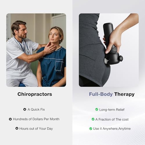 HYAKO R1 SE Therapy Massage Gun - Deep Tissue Vibration Massager (Black) - Image 4