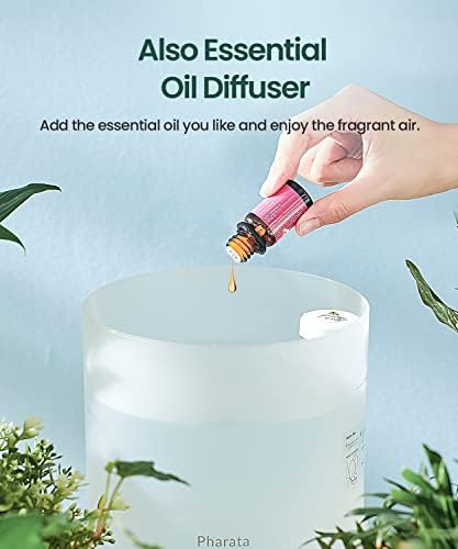 Pharata Humidifiers for Bedroom Large Room, 2.5L Cool Mist Humidifier with Essential Oil Diffuser, Top Fill Humidifier for Baby, Home, Plant, Ultrasonic Humidification for whole house, Auto Shut-Off - Image 3