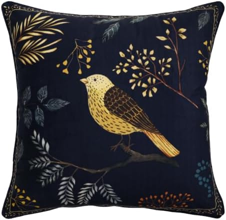 patdrea Designer French Velvet Throw Pillow Cover,18"x18"-Doodle B by patdrea