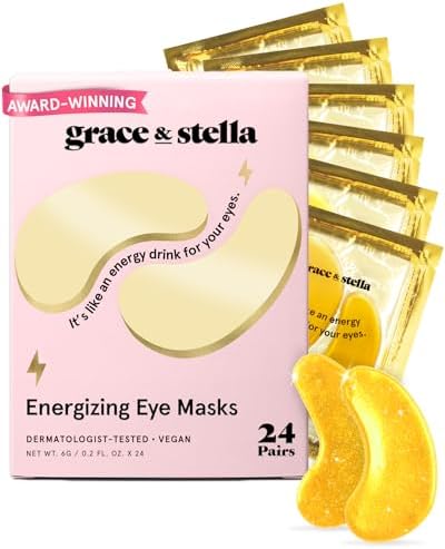 grace & stella Award Winning Eye Patches for Puffy Eyes by GraceStella