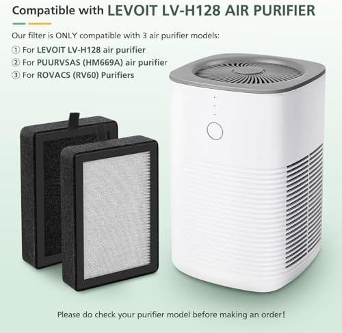 LV-H128 Filters For LEVOIT LV-H128 Air Purifier, 4 Filters & 30 Aroma Pads - Image 3