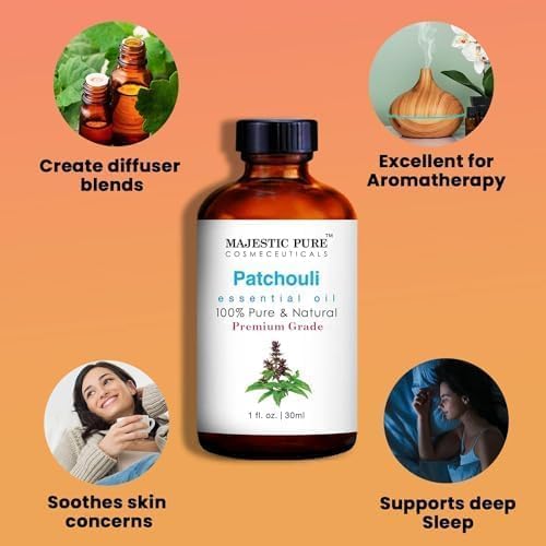 Majestic Pure Patchouli Essential Oil for Diffuser - 1 Fl Oz - Image 2