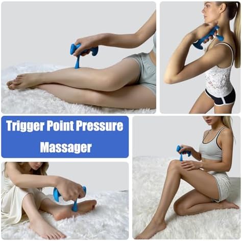 Deep Tissue Massage Tool Set, 3-Piece Ergonomic Thumb Massagers with Grip Handle, Handheld Self-Massage Knobs for Full Body - Image 5