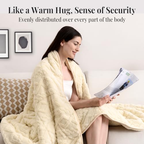 Topblan Weighted Blanket Twin Size 15lbs, 48 x 72 for Adults in Bed - Image 4