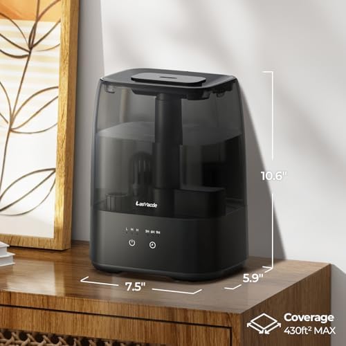 Top Fill Humidifiers for Bedroom, Ultrasonic Cool Mist Humidifiers - Image 2