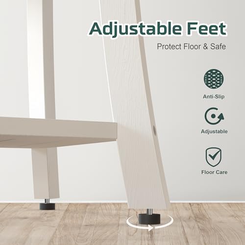 Waterproof HIPS Shower Bench for Inside Shower, Shower Stool, White - Image 6