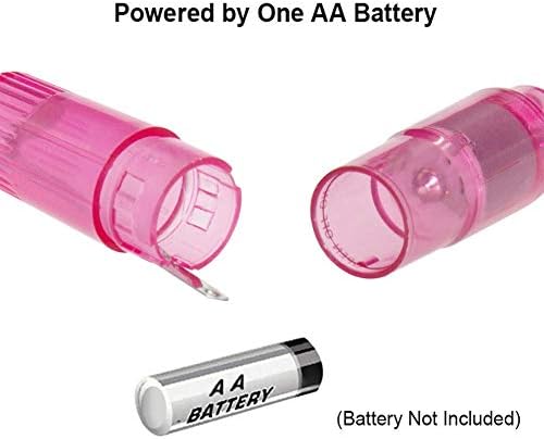 Small Mini Massager Portable Pen for Body Face, Neck, Head,Back Massage with 4 Heads (2PC Pink) - Image 3