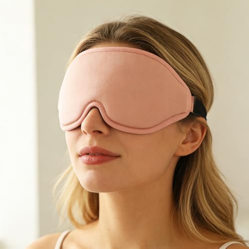 2 Pack Sleep Masks 3D Contoured Eye Mask for Sleeping - Image 6