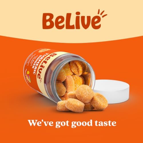 BeLive Turmeric and Ginger Gummies for Joint and Mobility Support 120 Count - Image 6