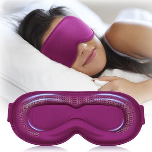 FACEMOON 3D Blackout Weighted Sleep Mask for Women, Relaxation Gift for Mom by FACEMOON