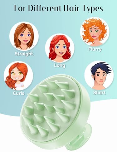 HEETA Scalp Massager Hair Growth Scrubber for Dandruff Removal Hair Care - Image 6