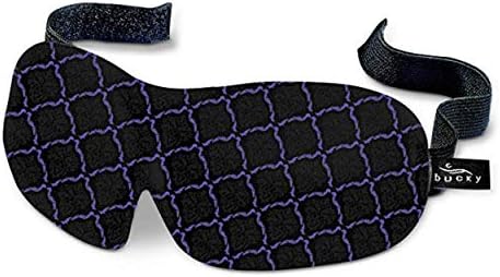 Bucky 40 Blinks No Pressure Printed Eye Mask for Travel & Sleep, Lattice, One Size by Bucky