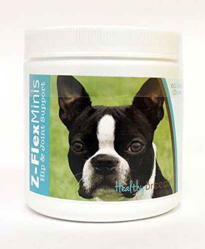 Healthy Breeds Boston Terrier Z-Flex Minis Hip and Joint Support Soft Chews 60 Count by HealthyBreeds