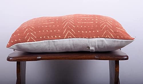 Trade Star Decorative Throw Pillow Cover 100% Cotton Cushion Case Handloomed Pillow Cover Authentic Couch Cushion Case Handmade Lumbar Spring Fall Decor Pillow Cover (Rust Snow 14X22 INCHES) - Image 3