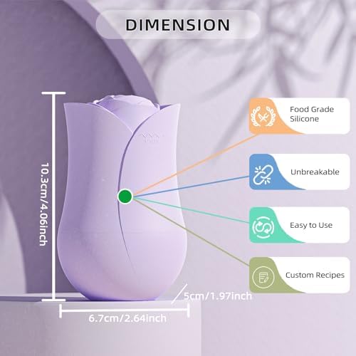 Ice Roller For Face，Cryo Cube Ice Roller For Facial And Eye,Skincare Tools,For Relieving Facial Edema, Shrinking Pores, And Lifting And Firming The Skin (Purple) - Image 5