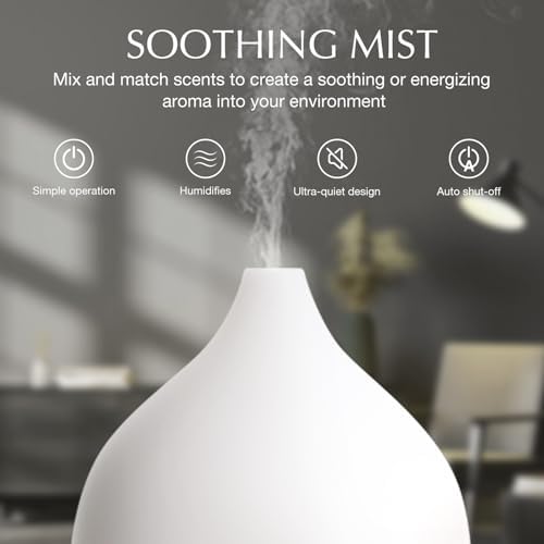 SALKING Essential Oil Diffuser for Home, 100ml Ultrasonic Diffusers, Dark - Image 3