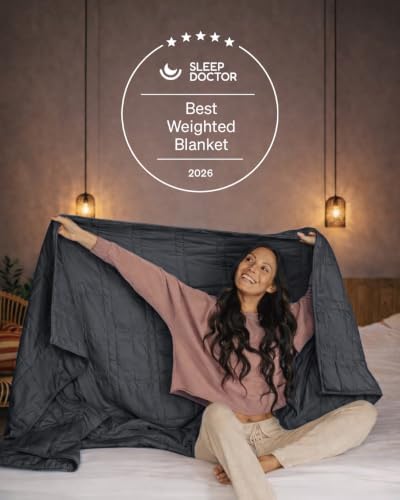 Baloo Weighted Blanket for Adults 12 lb Throw (Midnight, 42"x72") - Image 6
