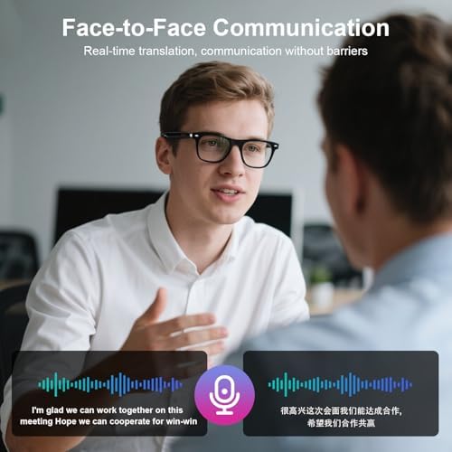 AI Translation Glasses, 165 Languages Smart Bluetooth Glasses with Speakers - Image 4