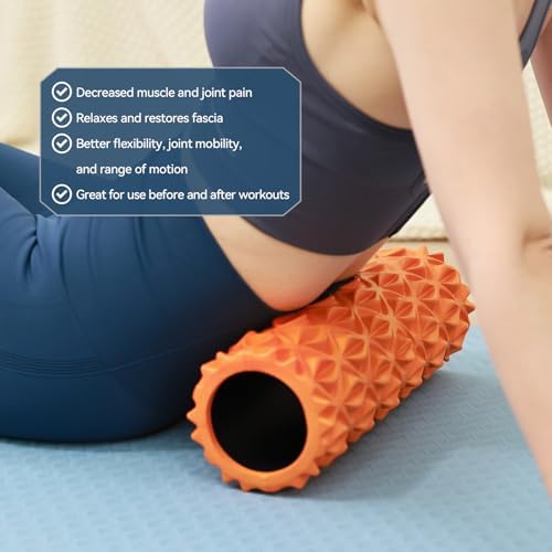Foam Roller, 15 inch High Density Massage Roller for Exercise - Image 4