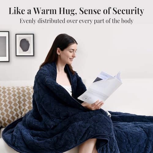 Topblan Weighted Blanket Twin Size 15lbs, 48 x 72 for Adults in Bed - Image 4